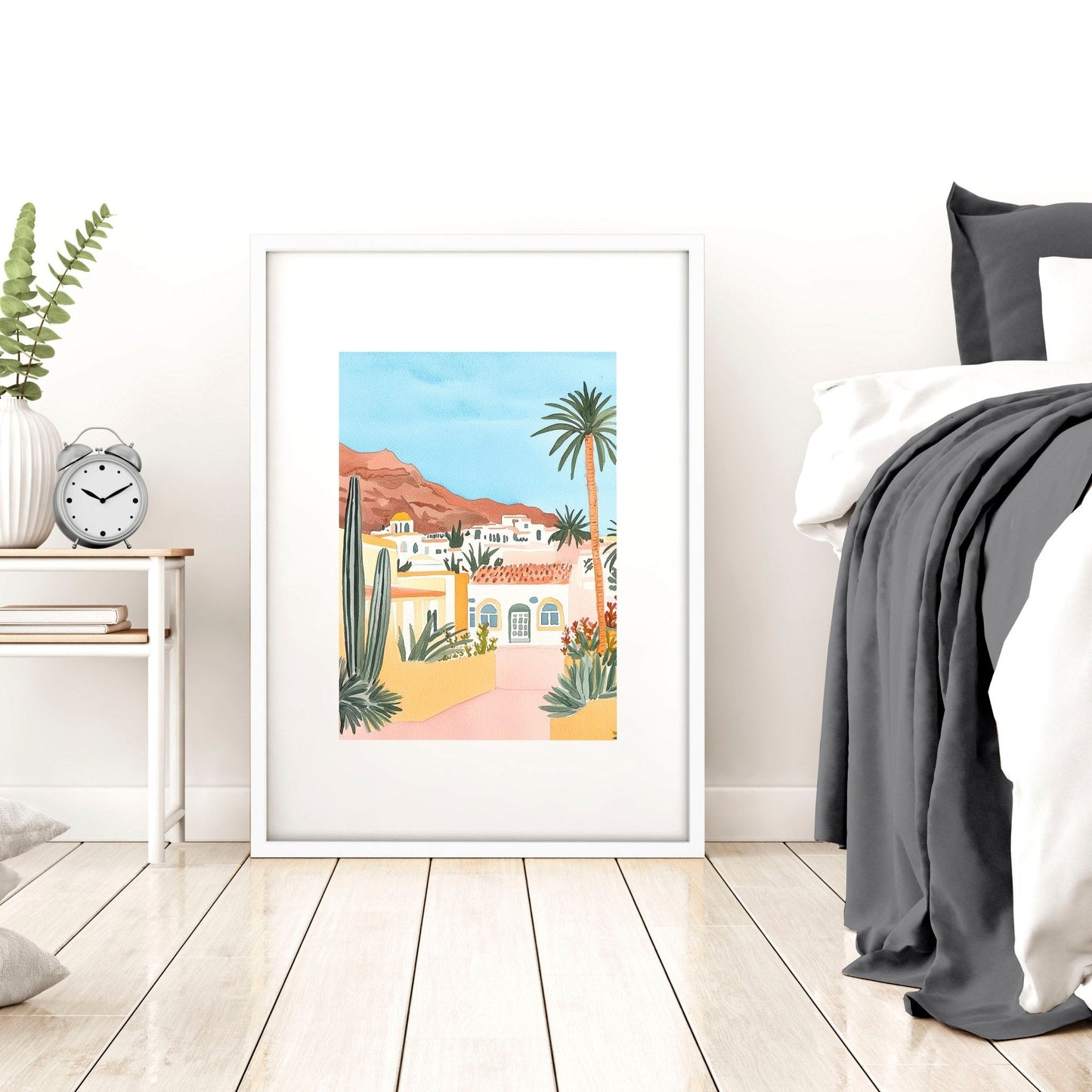Framed Posters | Set of 3 Beach Decor Wall art Prints