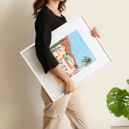 Framed Posters | Set of 3 Beach Decor Wall art Prints