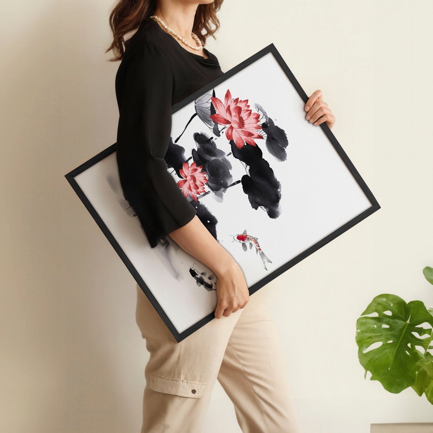 Japandi Decor | Set of 3 Asian Inspired Wall art Prints