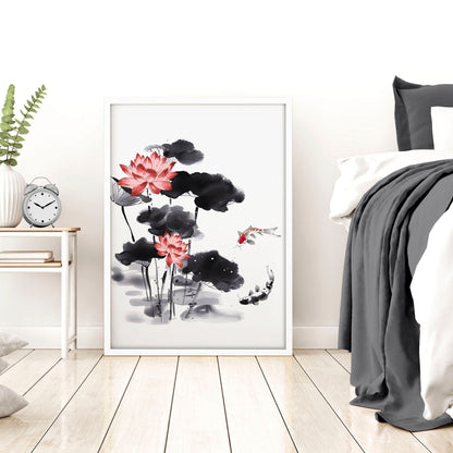 Japandi Decor | Set of 3 Asian Inspired Wall art Prints