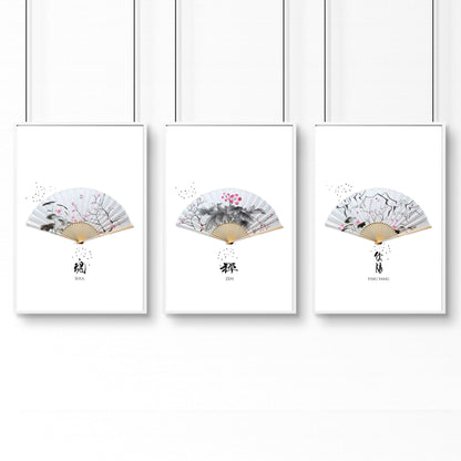 Japanese Prints | Set of 3 wall art prints