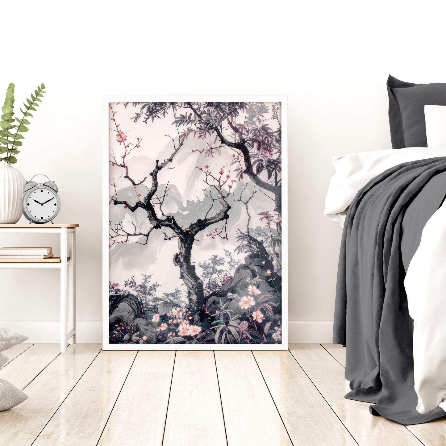 Large Picture Prints | Set of 3 Chinoiserie Wall art Prints